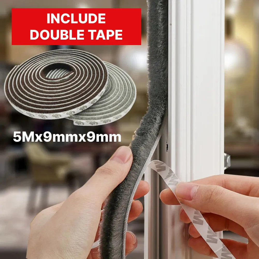 TaffHOME Lis Strip Pintu Door Noise Insulation Dusting Tape - KK-061