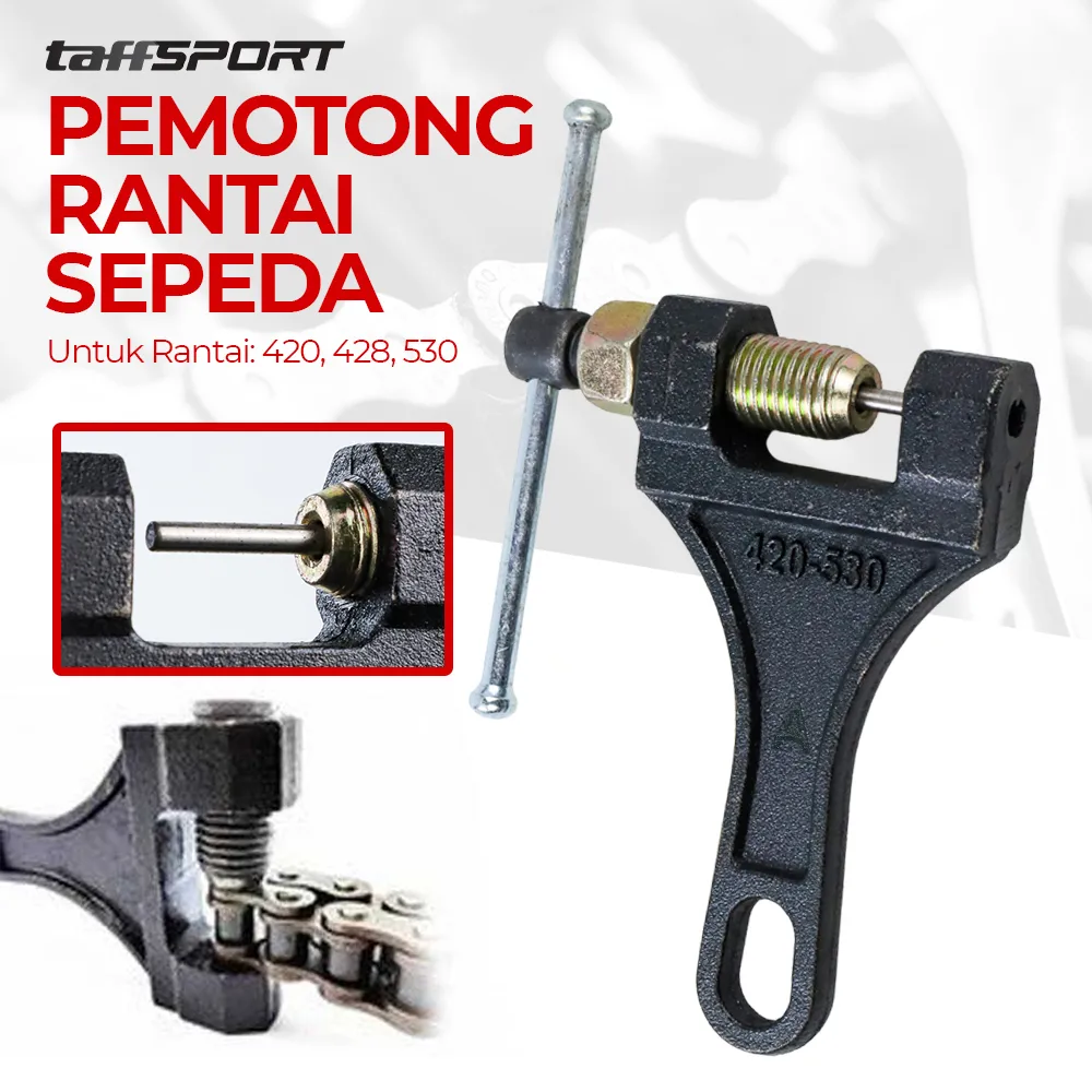 TaffSPORT DX Pemotong Rantai Sepeda Motor Chain Breaker 420 428 530 - HF99268