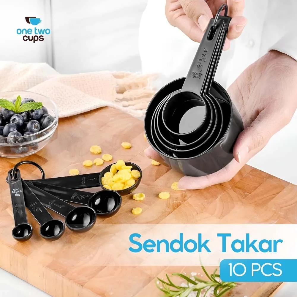 One Two Cups Sendok Takar Ukur Cup Measuring Spoon 10 PCS - 16799