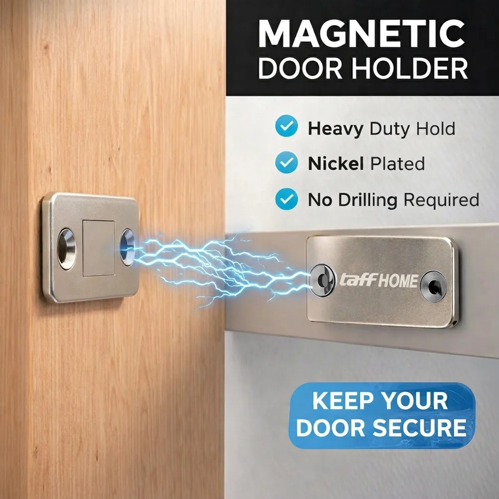 TaffHOME Penahan Pintu Magnetic Cabinet Door Stop Catches Closer - DS-08