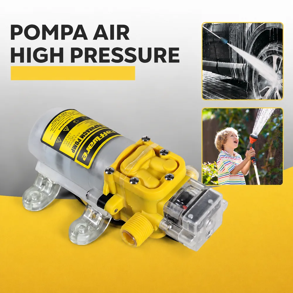 Taffware Pompa Air High Pressure Diaphragm Pump Car Wash 0.55 MPa 80W - D-1